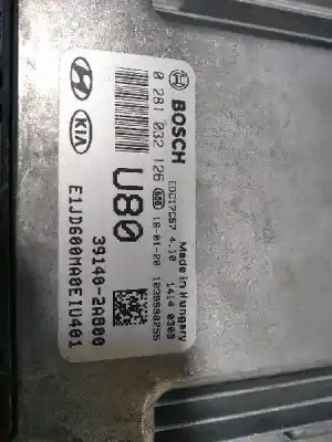 Second-hand car spare part ecu engine control for kia cee´d drive oem iam references 0281032126 1039s98255 391402a800