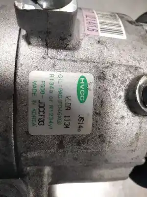 Second-hand car spare part air conditioning compressor for kia cee´d drive oem iam references 1134  f500jdccf03
