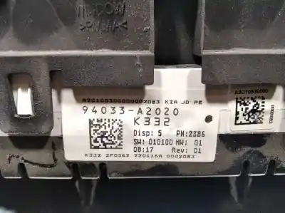 Second-hand car spare part dashboard for kia cee´d drive oem iam references 94033a2020  