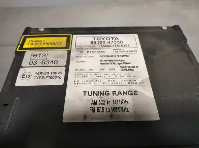 Автозапчасти б/у аудиосистема / радио cd за toyota prius (nhw30) eco ссылки oem iam 8612047330  