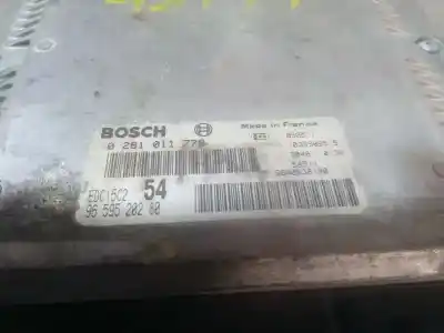 Second-hand car spare part ecu engine control for citroen c8 2.2 16v exclusive oem iam references   