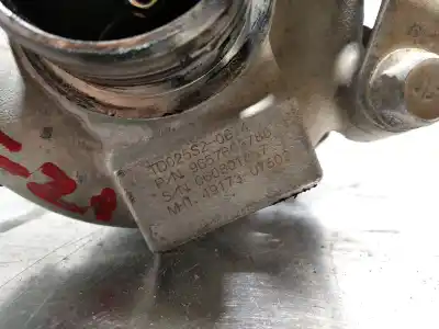Recambio de automóvil de segunda mano de turbocompresor para citroen xsara picasso 1.6 hdi 90 lx plus referencias oem iam 9657603780  