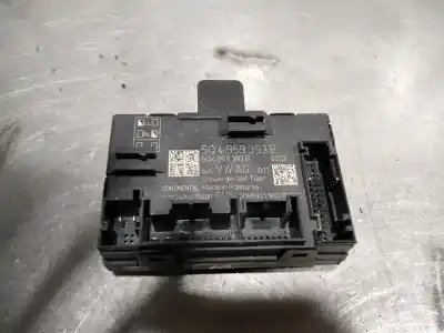 Peça sobressalente para automóvel em segunda mão módulo electrónico do fecho central por seat leon (5f1) reference referências oem iam 5q4959393e