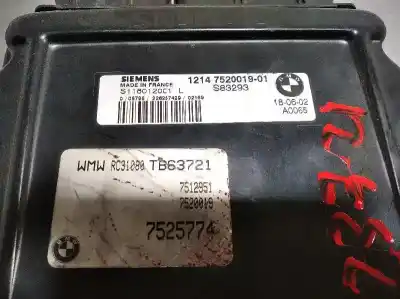 Second-hand car spare part ecu engine control for bmw mini (r50,r53) cooper oem iam references 7520019  