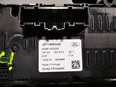 Peça sobressalente para automóvel em segunda mão comando de sofagem (chauffage / ar condicionado) por ford focus active referências oem iam jx7t18c612ad  