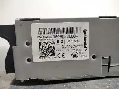 Second-hand car spare part audio system / radio cd for citroen ds4 design oem iam references 9808622680  