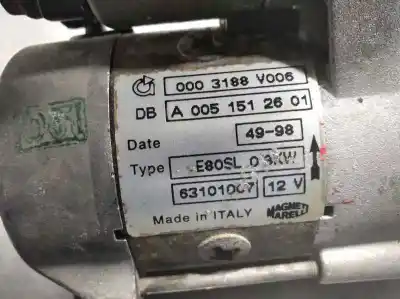 Peça sobressalente para automóvel em segunda mão motor de arranque por microcar smart  referências oem iam a0051512601  