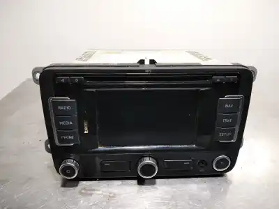 Gebrauchtes Autoersatzteil audiosystem / radio-cd zum seat leon (1p1) cupra oem-iam-referenzen 5p0035191c