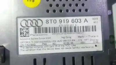 Pezzo di ricambio per auto di seconda mano display multifunzione per audi a4 avant (8k5) (2008) básico riferimenti oem iam 8t0919603a  