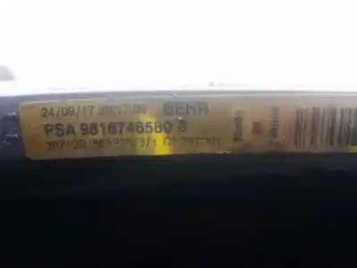 Second-hand car spare part heating / air conditioning radiator for peugeot 308 gt line oem iam references 9816746580b  