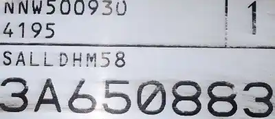 Pièce détachée automobile d'occasion calculateur moteur ecu pour land rover defender (ld) td5 110 familiar (90kw) références oem iam 3a650883  nnw500930