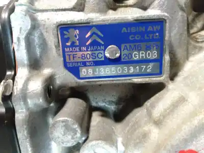 Second-hand car spare part gearbox for citroen c4 picasso sx oem iam references 20gr03  