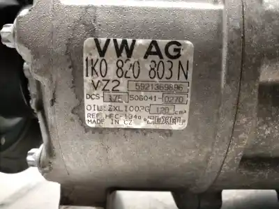 İkinci el araba yedek parçası klima kompresörü için volkswagen golf v berlina (1k1) igolf oem iam referansları 1k0820803n  