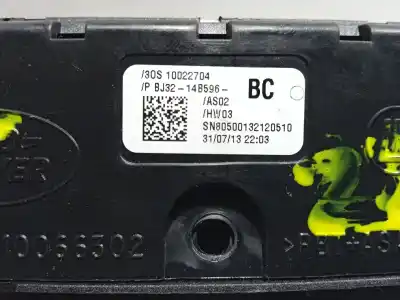 Second-hand car spare part switch for land rover evoque hse dynamic oem iam references bj3214b596  