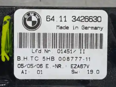 Second-hand car spare part climate control for bmw x3 (e83) 2.0d oem iam references 64113426630  