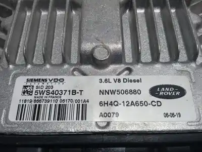 Tweedehands auto-onderdeel ecu motorcontroller voor land rover range rover (lm) tdv8 hse oem iam-referenties 5ws40371bt  6h4q12a650cd
