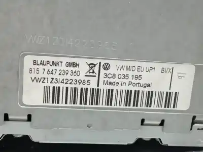 Recambio de automóvil de segunda mano de sistema audio / radio cd para volkswagen scirocco (137) 2.0 tsi (155kw) referencias oem iam 3c8035195  