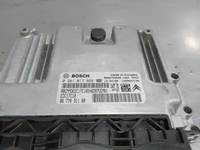 Second-hand car spare part ecu engine control for citroen c4 lim. business oem iam references 0281017862  