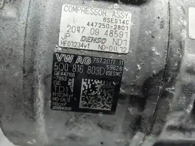 Автозапчасти б/у компрессор кондиционера воздуха за skoda superb (3v3) ambition ссылки oem iam 5q0816803d  