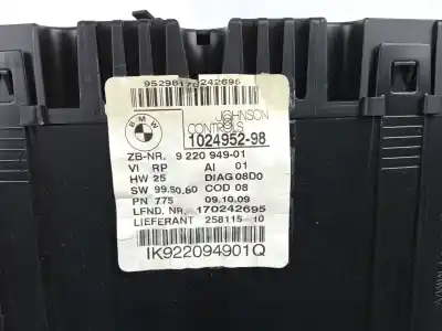 Peça sobressalente para automóvel em segunda mão quadrante por bmw serie 1 berlina (e81/e87) 116d referências oem iam 922094901  