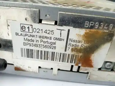 Peça sobressalente para automóvel em segunda mão sistema de áudio / rádio cd por nissan terrano/terrano.ii (r20) elegance referências oem iam   