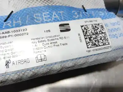 Автозапчасти б/у комплект подушки безопасности за seat leon cupra 5fb familiar ссылки oem iam 5f1857003m  3q0959655ar