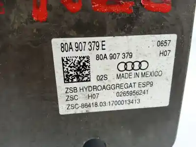 Peça sobressalente para automóvel em segunda mão boitier de commande de abs por audi q5 (fyb) advanced quattro referências oem iam 80a614517e  