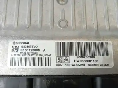 Second-hand car spare part ecu engine control for citroen c4 lim. collection oem iam references 9800268980  