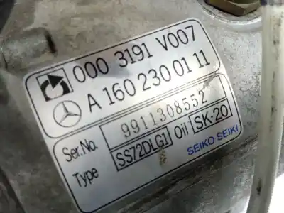 Second-hand car spare part air conditioning compressor for microcar smart  oem iam references 0003191v007  a1602300111