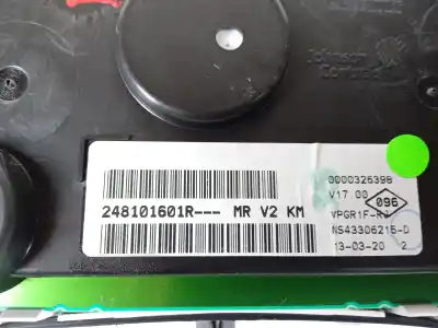 Peça sobressalente para automóvel em segunda mão quadrante por dacia sandero basis referências oem iam 248101601r  