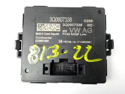 Second-hand car spare part electronic module for seat leon sc (5f5) fr oem iam references 3q0907338