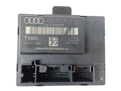 Peça sobressalente para automóvel em segunda mão módulo electrónico do fecho central por audi a6 berlina (4f2) 2.7 tdi referências oem iam 4f0959794f