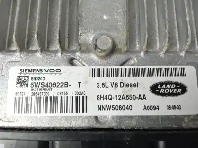 Second-hand car spare part ecu engine control for land rover range rover (lm) 3.6 td v8 oem iam references 8h4q12a650aa  nnw508040