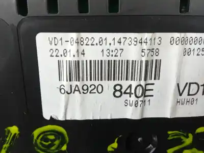 Second-hand car spare part dashboard for seat toledo (kg3) reference oem iam references 6ja920840e  