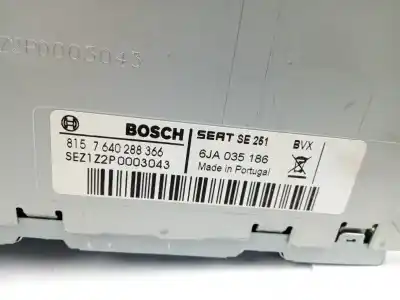 Second-hand car spare part audio system / radio cd for seat toledo (kg3) reference oem iam references 6ja035186  
