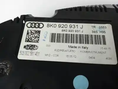Peça sobressalente para automóvel em segunda mão quadrante por audi a4 berlina (b8) básico referências oem iam 8k0920931j  