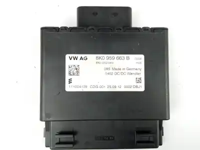 Second-hand car spare part electronic module for audi a4 berlina (b8) básico oem iam references 8k0959663b