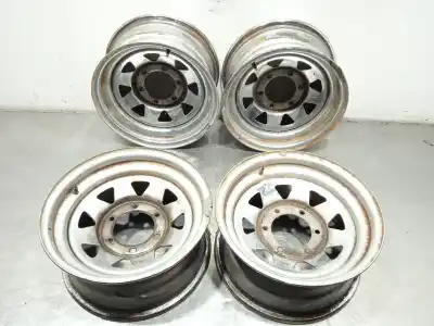 Pièce détachée automobile d'occasion jeu de jantes pour nissan patrol (k/w260) 2.8 diesel références oem iam 15 pulgadas  