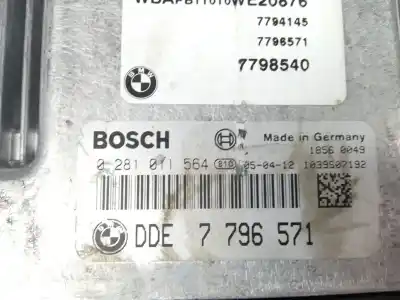 Second-hand car spare part ecu engine control for bmw x3 (e83) 2.0d oem iam references 7796571  0281011564