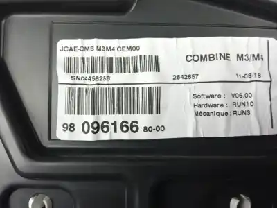 Автозапчасти б/у приборная доска за citroen c-elysée exclusive ссылки oem iam 9809616680  