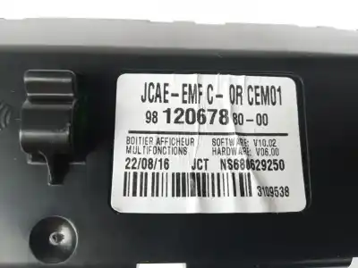 Автозапчасти б/у многофункциональный дисплей за citroen c-elysée exclusive ссылки oem iam 9812067880  