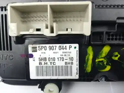 Peça sobressalente para automóvel em segunda mão comando de sofagem (chauffage / ar condicionado) por seat leon (1p1) reference referências oem iam 5p0907044p  