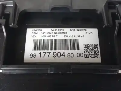 Second-hand car spare part dashboard for opel combo life * oem iam references 9817790480  