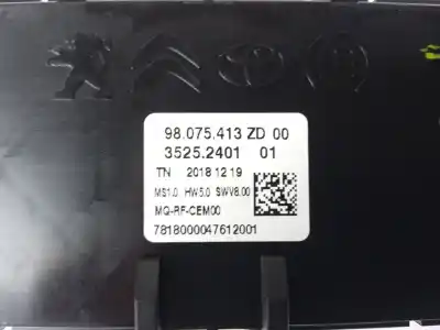 Peça sobressalente para automóvel em segunda mão comando de sofagem (chauffage / ar condicionado) por opel combo life * referências oem iam 98075413zd  