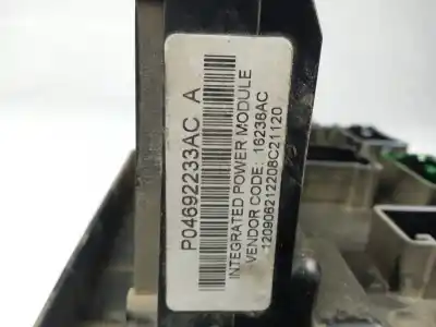 Second-hand car spare part fuse box unit for chrysler 300 c 3.0 crd cat oem iam references p04692233ac  