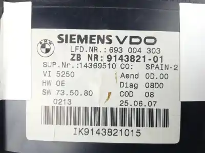 Peça sobressalente para automóvel em segunda mão quadrante por bmw serie 3 coupe (e92) e92 coupé 320d referências oem iam 914382101  