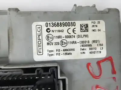 Second-hand car spare part fuse box unit for citroen nemo attraction oem iam references 01368890080  