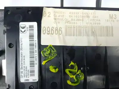Second-hand car spare part multifunction display for seat ibiza (6k1) 1.9 sdi oem iam references 6k1035905b  