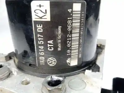 Gebrauchtes Autoersatzteil steuergerät abs zum volkswagen golf vi (5k1) gtd oem-iam-referenzen 1k0614517de  1k0907379bj
