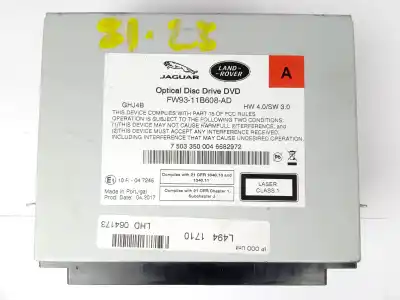 Peça sobressalente para automóvel em segunda mão sistema de áudio / rádio cd por land rover range rover sport hse referências oem iam fw9311b608ad